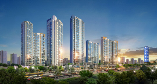 울산송정 금강펜테리움 그린테라스Ⅱ 투시도.<금강주택 제공>